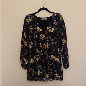 Floral Long Sleeve Dress